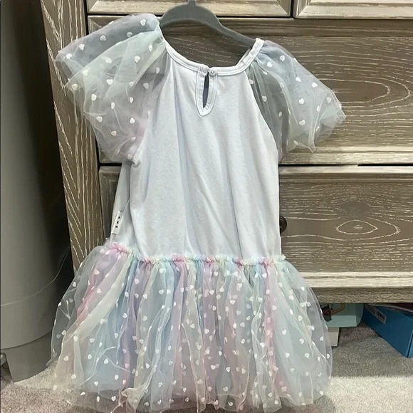Huxbaby Unicorn Dress with Pastel Tulle - Picture 2 of 4